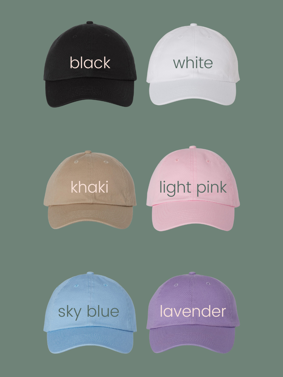 Custom Pet Portrait Membroidered Dad Hat
