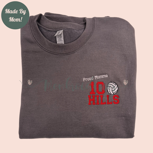 Custom Proud Sport Embroidered Sweatshirt