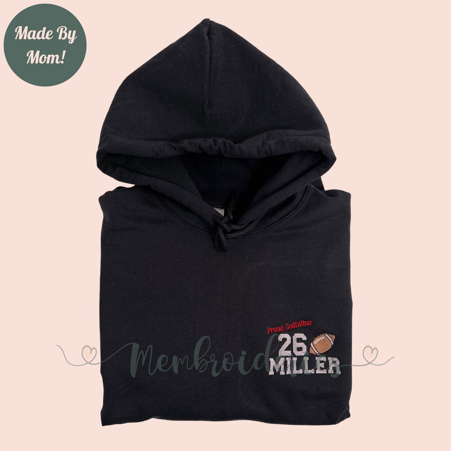 Custom Proud Sport Embroidered Hoodie