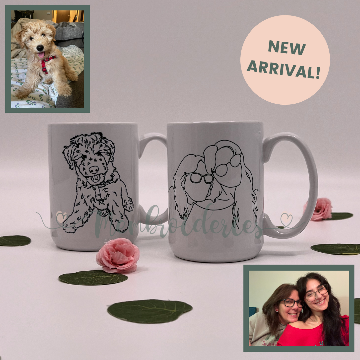 Custom Photo Outline Mug | 15 oz.