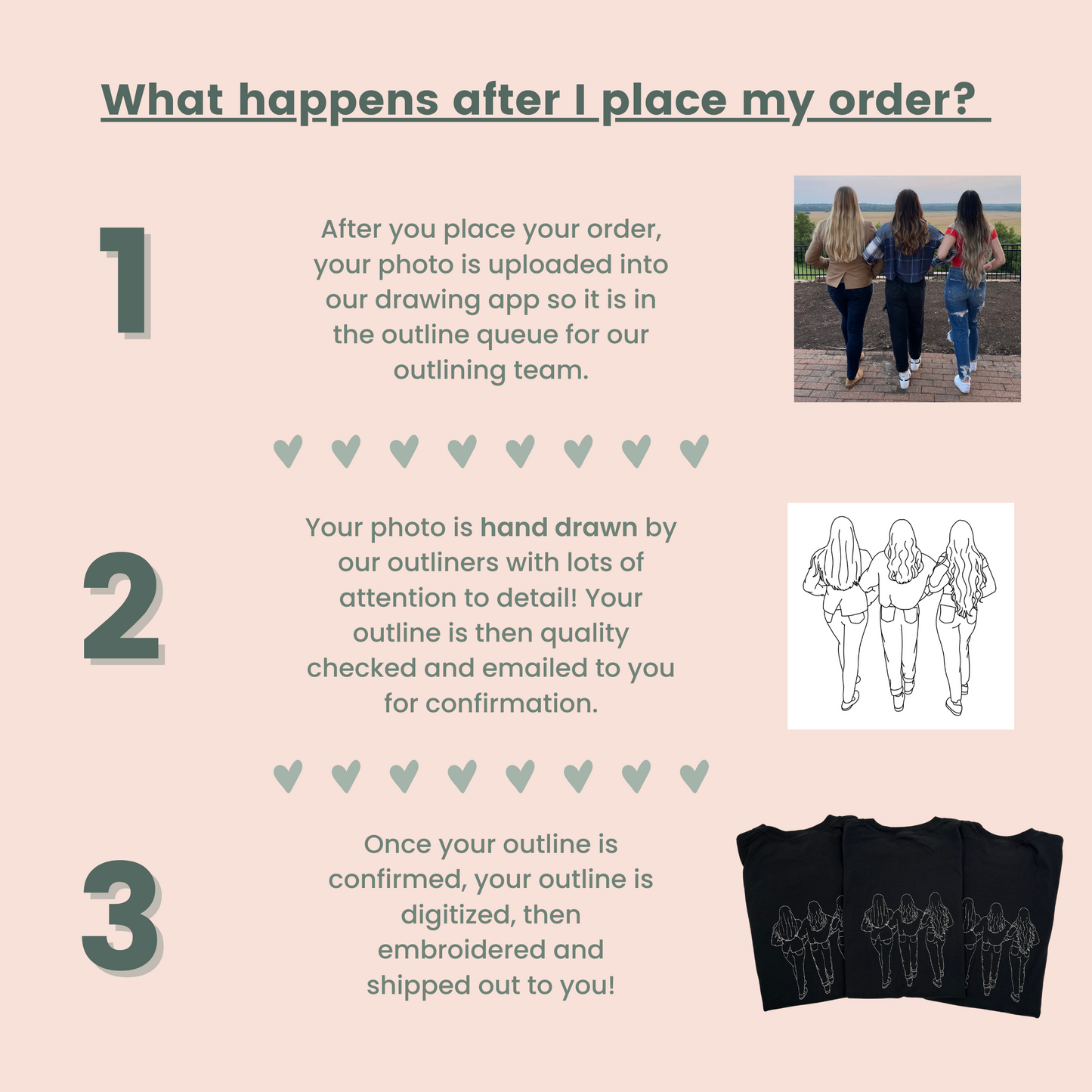 Custom Photo Membroidered Sweatshirt