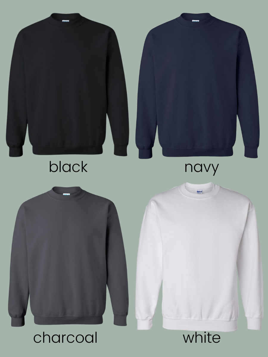 Polaroid Photo Collage Custom Membroidered Sweatshirt