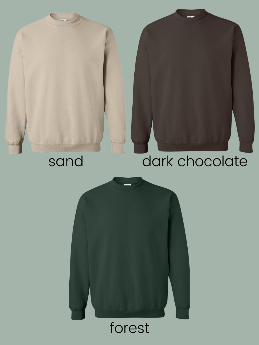 Polaroid Photo Collage Custom Membroidered Sweatshirt