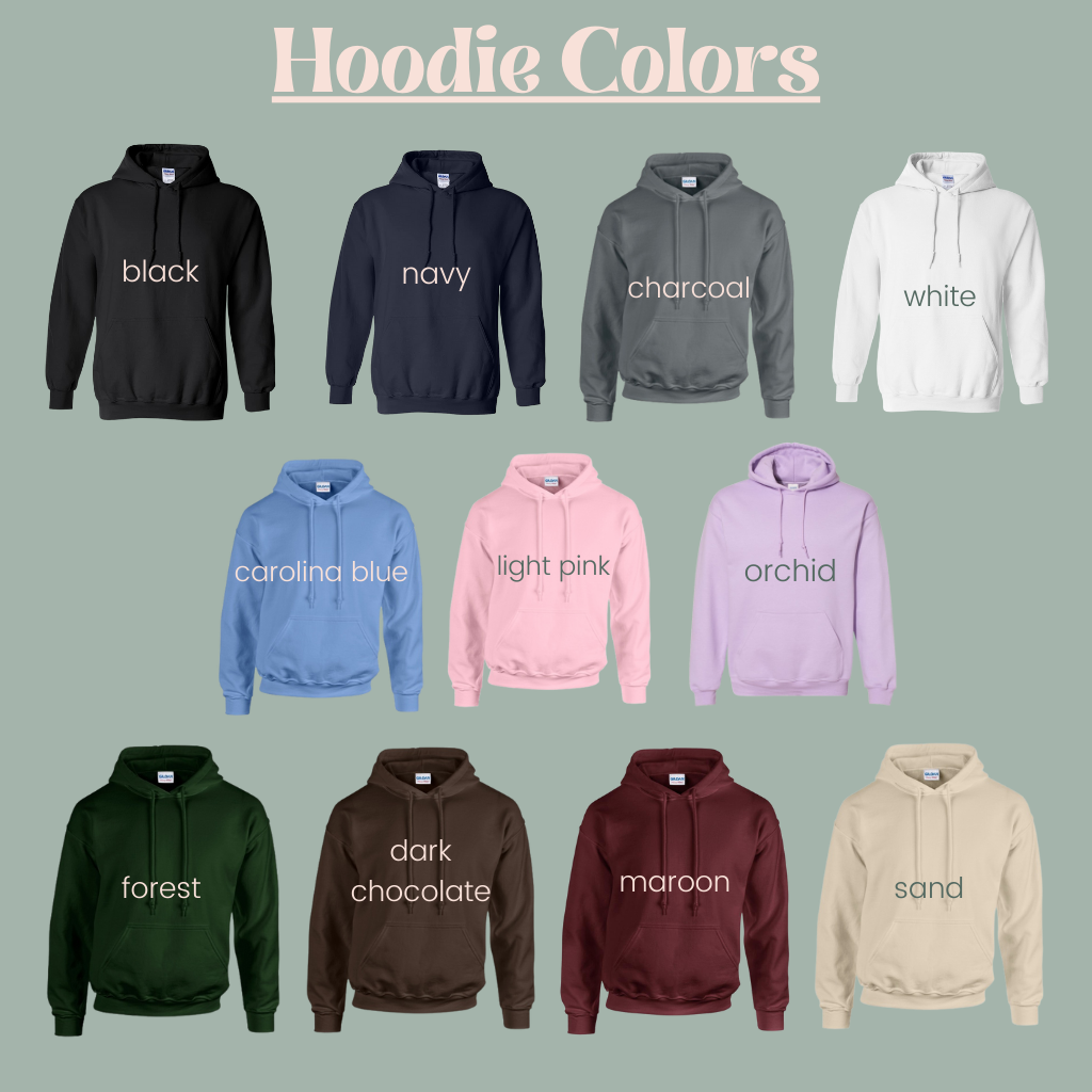 Polaroid Photo Collage Custom Membroidered Hoodie