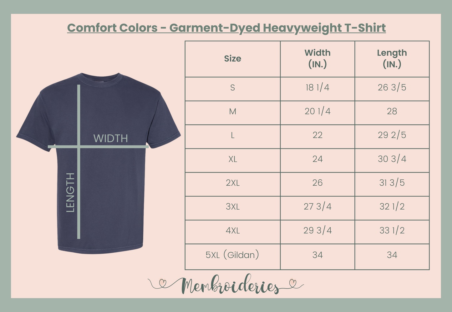 Custom Membroidered Tee