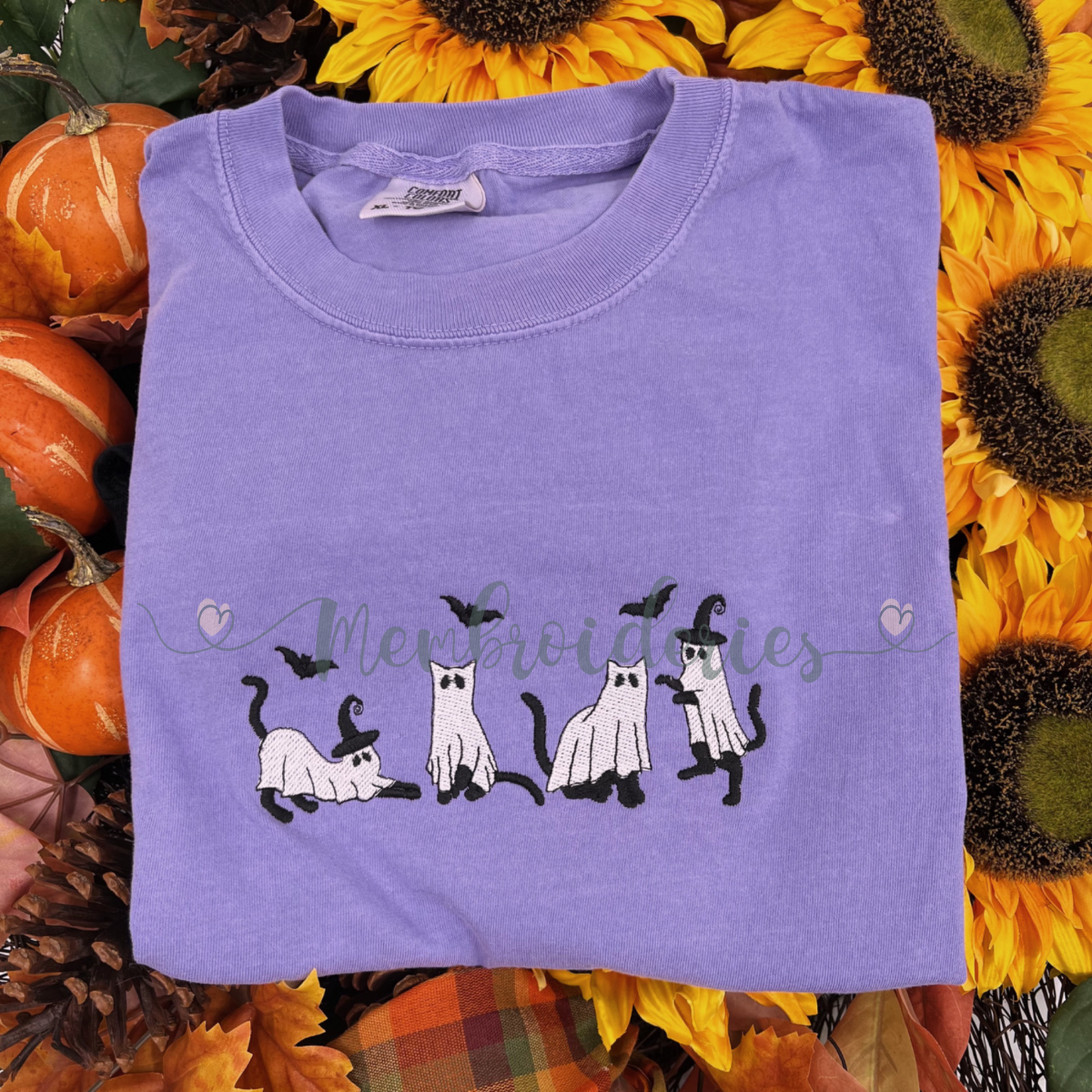 Witchy Black Cats Halloween T-shirt