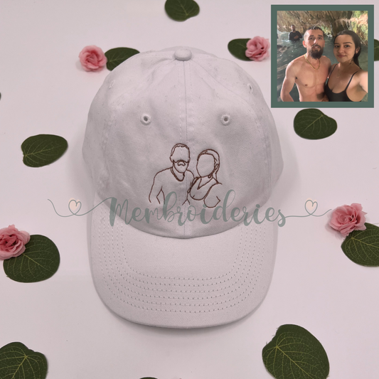 Custom Photo Membroidered Dad Hat